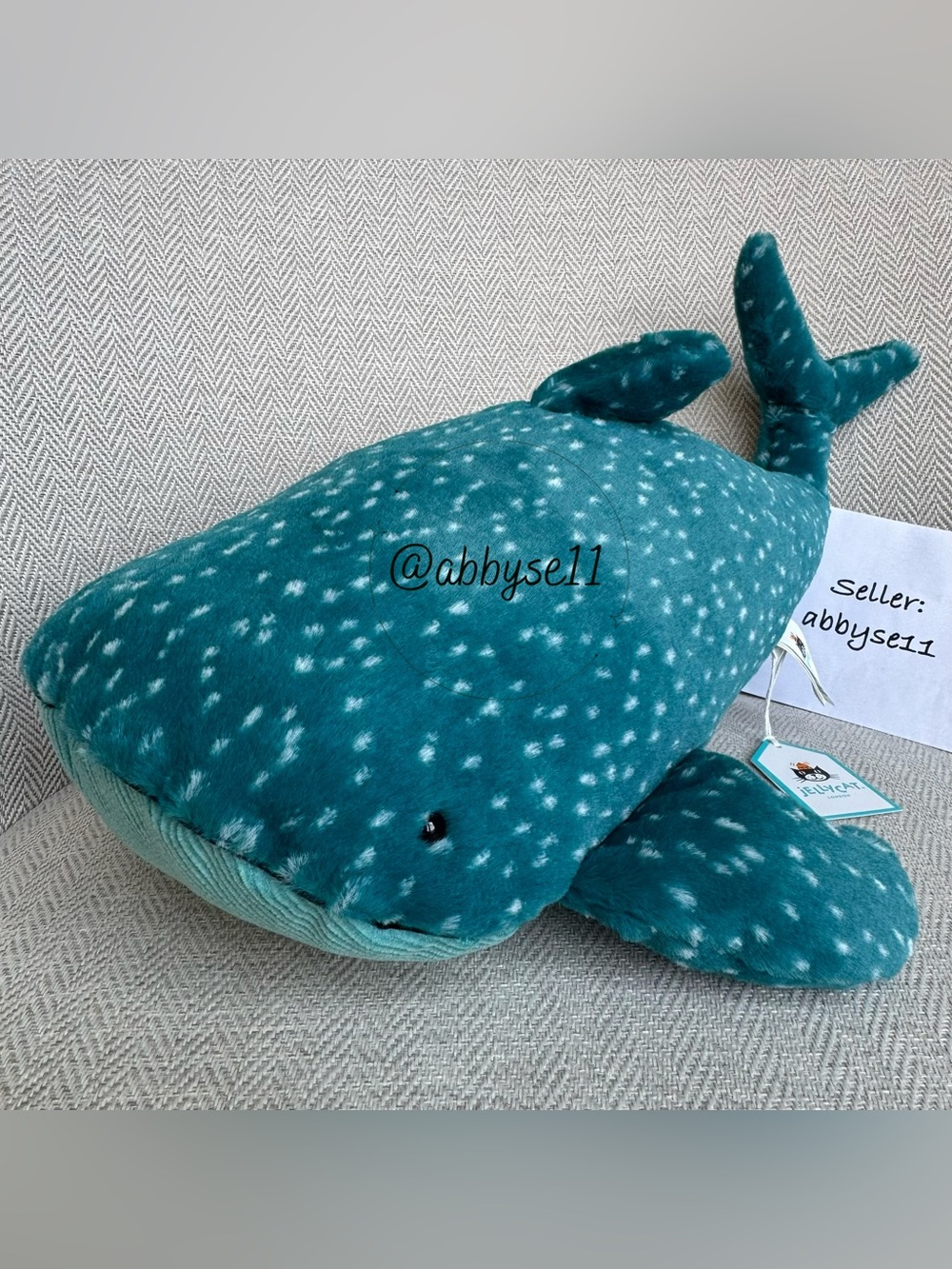 Jellycat Gobfrey Whale Shark - Authentic - Brand New With Tags - Fast Ship